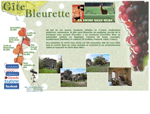 Tablet Screenshot of gite-bleurette.com